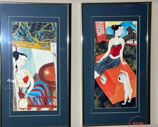 Original Signed Chinese Watercolors