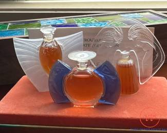 LALIQUE "Les Flacons Collection Miniatures" (1998, 1999, 2000)