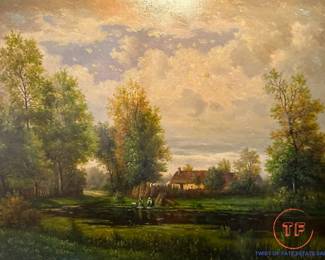 Original Oil on Canvas Signed G. ROSE