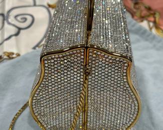 JUDITH LEIBER Vintage Box Purse with SWAROVSKI Crystals
