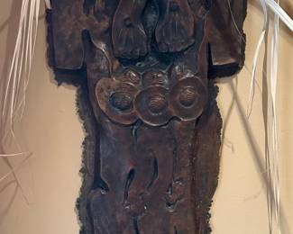 "Three Maries" Bronze Crucifix Sculpture by RYSZARD JAN KOZLOWSKI