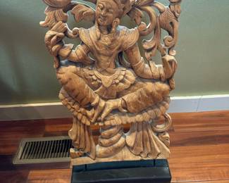 Hand Carved Indonesian Figural Sculpture