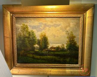 Original Oil on Canvas Signed G. ROSE