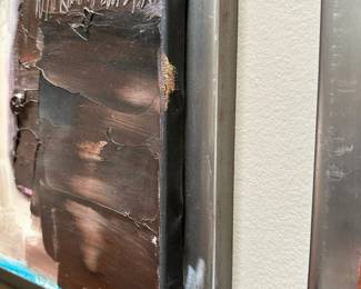 Original Oil on Canvas Diptych “Man in the Interior” and “Woman in the Interior” by WOJCIECH PAKOWSKI
