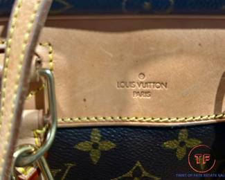 LOUIS VUITTON Monogram Deauville Weekend Bag