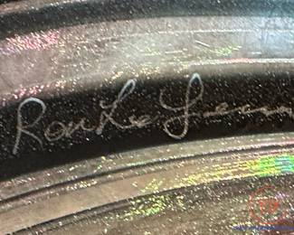 Art Glass Large Plate by RON LE LEUC