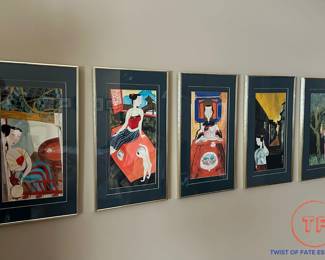 Original Signed Chinese Watercolors