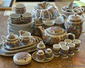 CEPELIA OPOLE Hand Painted Polish China Set