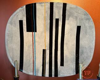 Glazed Ceramic Oval Platter by JUN KANEKO
