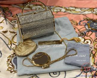JUDITH LEIBER Vintage Box Purse with SWAROVSKI Crystals