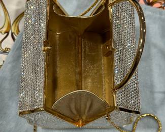 JUDITH LEIBER Vintage Box Purse with SWAROVSKI Crystals