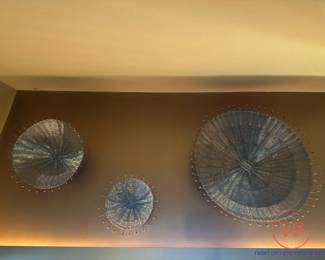 Stainless Steel Radiated Splash Baskets by MICHAEL ARAM