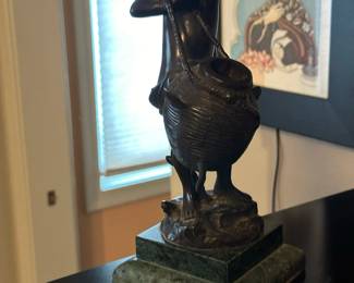 After AUGUSTE MOREAU Bronze Sculpture Boy with Basket (S BIZARD)