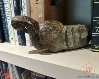 Antique Hand Carved Figural Bird Robe Wall Hook