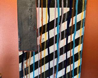 Glazed Ceramic Wall Slab by JUN KANEKO
