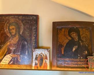 1800's Russian Orthodox Religious Icons