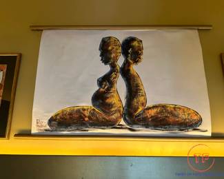 Original Oil on Canvas by PETER MUKENDI (2010)
