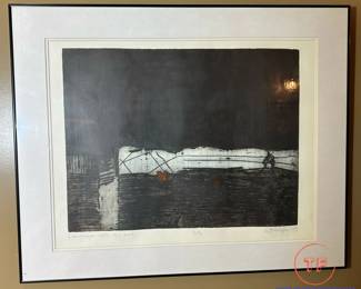 WOJCIECH PAKOWSKI "Landscape with the Hero" Limited Edition Etching