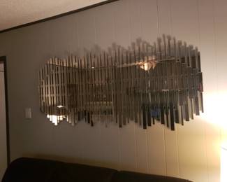 contemporary mirror wall art