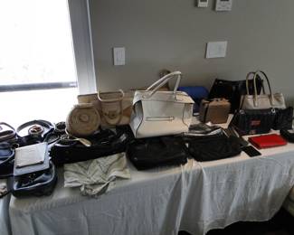 Handbags, Celine, Ralph Lauren, Valentino etc.