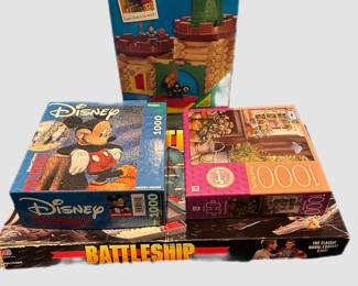 Lincoln Logs, Puzzels and Battleship