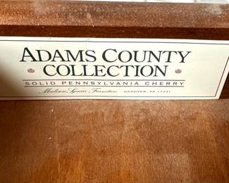 Madison Square Furniture - Solid PA Cherry - Adams County Collection