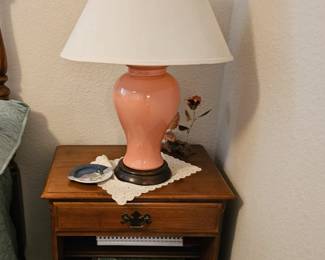 nightstand with lights, pair