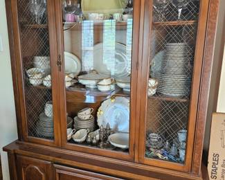 great China hutch with display and storage  