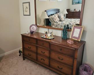 MCM 'Mainline" dresser and mirror, would make great credenza