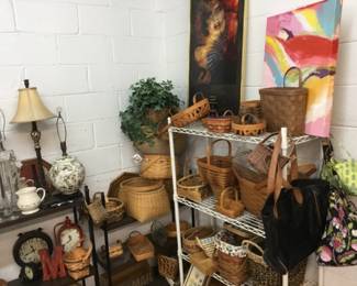 Baskets and decor