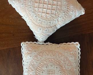 small lace pillows