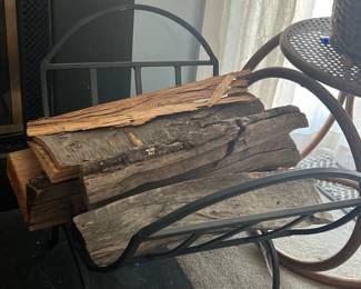 firewood log holder