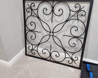 Large wall iron work