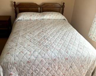 Queen sized bed, part of 4 piece matching  Sumter bedroom set. 