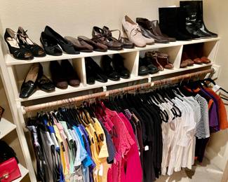 Shoes: Lucchese, Born, Mephisto, Dansko, Salvatore Ferragamo, Stuart Weitzman, Franco Sarto, ASICS, NIKE.  various sizes.  some 11-11.5