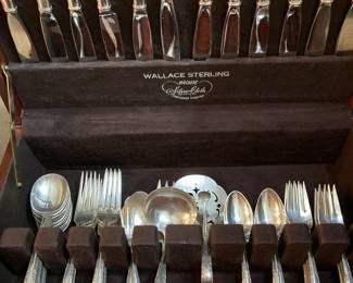 Gorham “Camellia” sterling silver flatware set