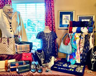 Women’s Boutique!  Burberry, Coach, Dooney & Bourke. Lots more in the closet!