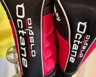 Golf Clubs: Callaway Big Bertha irons and woods, Callaway RAZR irons, Callaway Diablo Octane woods, Odyssey putter, Cleveland CBX wedge
Other golf club brands: Nike, Cleveland, Adams, Armour, McGregor