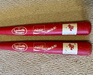 VINTAGE TEXAS RANGERS LOUISVILLE SLUGGER COCA-COLA BAT