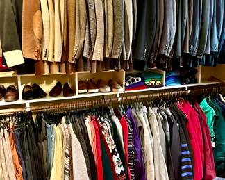 Nice sport coats & suit pants-separated including Burberry, Ralph Lauren, Jos. A Banks, Hickey Freeman, Tom James, etc.