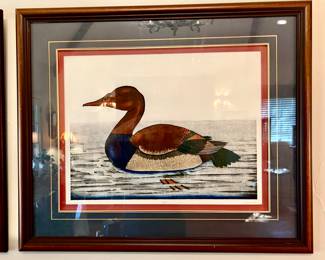 Dan Mitra signed limited duck lithographs.