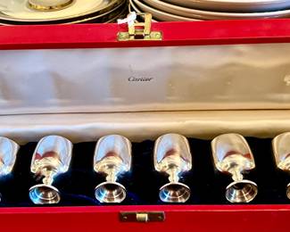 Cartier Sterling set