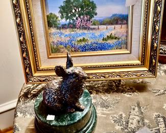 Bluebonnet oil paintings are always popular.