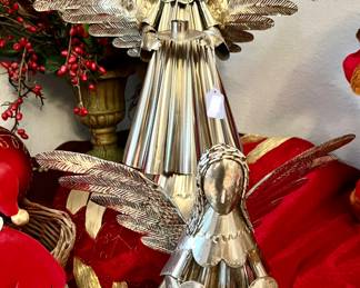 Mexican tin angels.