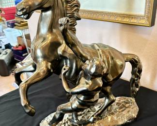 Cast Horse Sculpture (as is) 