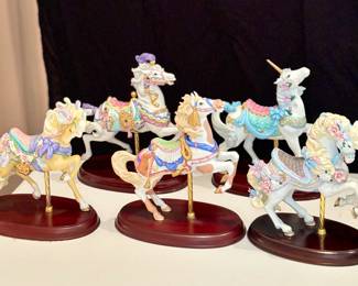"Lenox" Carousel Horses