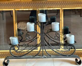 Heavy Cast Iron Candle Holder