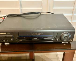 Panasonic 4 Head Hi-Fi Stereo VCR plus VHS Player.