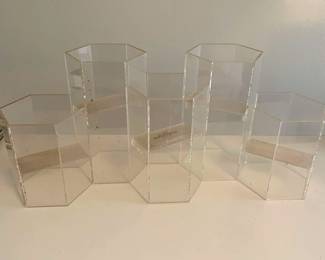 Van Horn Hayward Lucite CandleHolder