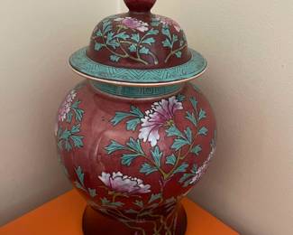 Asian Porcelain Lidded Pot